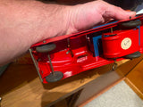 MARX PRESSED STEEL TIN TRUCK TOY LOG HAULER Vtg  Wind Up 1930'S Orig Box Mint!