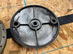 Hamburger Brake Hub Drum Harley Ironhead Sportster FX Boatail Plate shoes 64-72!