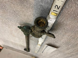 Art Deco Inverted Gas Swing Arm Wall Sconce Light Fixture Brass Burner Antique 3