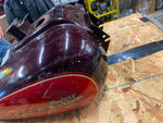 Genuine OEM Harley Davidson FXR Center Fill Red Gas Tank FXRT FXRS