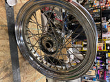 OEM Rolled edge Wheel spoke Harley FLH Glide 1967-73 Mid Star hub Shovelhead 16"