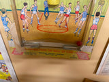 Vtg Basket Ball 5 & dime Store Game Basketball basket bounce Pinball Table Sport