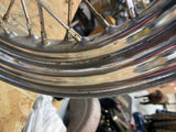 OEM Rolled edge Wheel spoke Harley FLH Glide 1967-73 Mid Star hub Shovelhead 16"