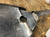 Vtg battery oil tank frame Seat cover SS Harley Panhead Knucklehead Rigid 36-57!