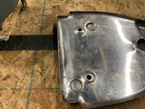 Vtg battery oil tank frame Seat cover SS Harley Panhead Knucklehead Rigid 36-57!