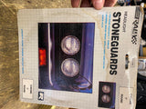 Vtg Headlight Covers Screen Rally Stone Guards 7" Baja Motorcycle Truck Auto Pr!