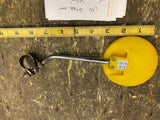 Vtg 60's 70's Yellow Bicycle Mirror Muscle Bike Lemon Peeler Fastback Raleigh ch