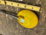 Vtg 60's 70's Yellow Bicycle Mirror Muscle Bike Lemon Peeler Fastback Raleigh ch