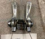 Vtg Shimano L422 Shifter Lever Set Ratchet Down Tube Neck Road Bike 10 speed rac