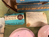 Vintage 1950s Made In USA Manning Bowman Atomic Pink Hair Dryer Stand Adjustable