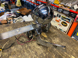 Vtg OEM Spotlight Passing Lamp Assy Clear hooter horns Shovelhead Panhead FLH!