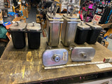 Vtg Drugstore Ice Cream Shop Soda Fountain Syrup Dispensers Stainless Parlor Jer