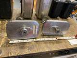 Vtg Drugstore Ice Cream Shop Soda Fountain Syrup Dispensers Stainless Parlor Jer