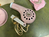 Vintage 1950s Made In USA Manning Bowman Atomic Pink Hair Dryer Stand Adjustable