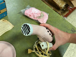 Vintage 1950s Made In USA Manning Bowman Atomic Pink Hair Dryer Stand Adjustable