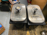 Vtg Drugstore Ice Cream Shop Soda Fountain Syrup Dispensers Stainless Parlor Jer
