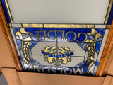 Vtg Molson Golden Canada Stained Glass Message Board Beer Sign Breweriana NOS