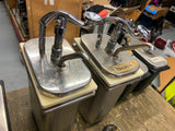 Vtg Drugstore Ice Cream Shop Soda Fountain Syrup Dispensers Stainless Parlor Jer