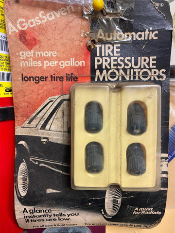 Vtg Auto Tire Pressure monitor Acc Advertising Sign Ford Mercuri Capri RS Hot Ro