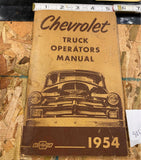 Vtg OEM 1954 Chevrolet Truck Owners Operators Manual Pickup Chevy Original Book!