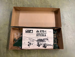 Vintage 1968 Monogram JU-87G1 Stuka PA 207 1/4" Scale Model Kit Plastic