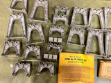 Vintage Made In USA Lionel Trains No. 111 Trestle Set In Orig Box W/ Instruction