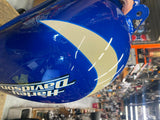 4.5 Gallon Harley Sportster Custom 883c 1200c Blue White 2007^ OEM Factory Large