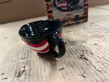 Vintage Harley Davidson By Vandor Stars N' Stripes Helmet Latte Mug In Box