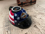 Vintage Harley Davidson By Vandor Stars N' Stripes Helmet Latte Mug In Box