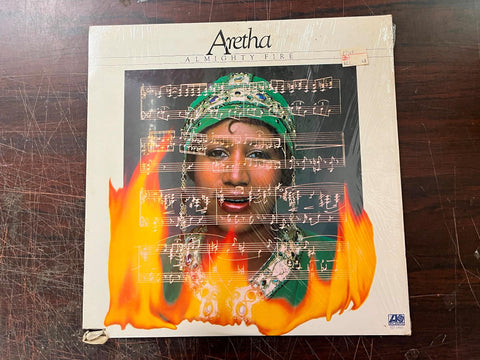 ARETHA FRANKLIN "ALMIGHTY FIRE" VINYL LP - ATLANTIC 1978