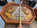 NOS Blatz Americas Great Light up Beer Sign Breweriana Advertising Heilman Wood!