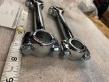 Vtg Flanders Handlebar risers Harley Knucklehead Panhead Flathead Indian Old Sko