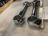 Vtg Flanders Handlebar risers Harley Knucklehead Panhead Flathead Indian Old Sko