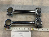 Vtg Flanders Handlebar risers Harley Knucklehead Panhead Flathead Indian Old Sko