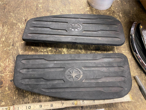 Floorboard inserts Rubbers OEM Yamaha Road Star XV1700 XV1600 Driver Foot Board
