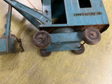 VTG Antique 1930s Made In USA Structo Toys Construction Co. Steam Shovel Hauler