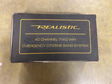Vintage Realistic 40 Channel Two Way Emergency Citizens Band System