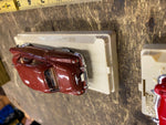 Vtg Solido DIE CAST-Chevrolet Sedan 1950 Display Stand Toy Car Collectible NICE!