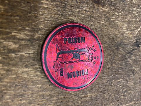Poison Pog TKO Test Tube California Slammer Palm Trees Game piece!