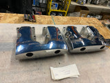 New Chrome Rocker boxes Harley Shovelhead FX FLH Wide glide 1966-1984