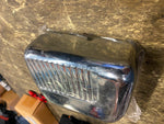 Chrome Finned Panhead Style Coil Cover Shovelhead Chopper softail Custom Vtg Loo