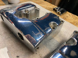 New Chrome Rocker boxes Harley Shovelhead FX FLH Wide glide 1966-1984