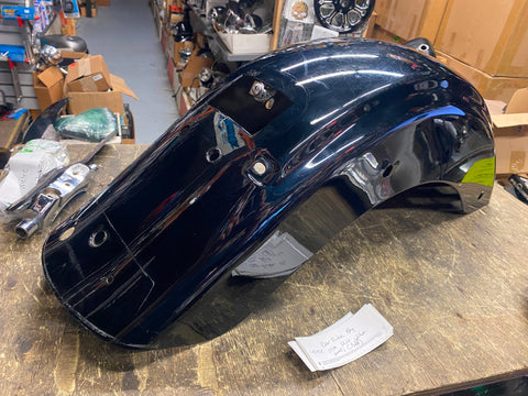 OEM Rear Fender Vivid Black Harley Ultra Classic Glide Limited Road King 09^ FLH