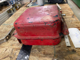 Vtg OIl Tank Bag Kick Only Ironhead Sportster XLCH Square chopper Harley Motorcy