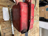Vtg OIl Tank Bag Kick Only Ironhead Sportster XLCH Square chopper Harley Motorcy