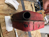 Vtg OIl Tank Bag Kick Only Ironhead Sportster XLCH Square chopper Harley Motorcy
