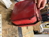 Vtg OIl Tank Bag Kick Only Ironhead Sportster XLCH Square chopper Harley Motorcy