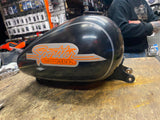 Vtg Mustang Gas TAnk Harley Sportster Custom chopper Single cap Ironhead Evo