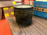 Vintage Grease Aircraft Mineral Oil & Soap 1 Pound Unopened Military Can