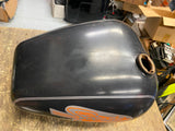 Vtg Mustang Gas TAnk Harley Sportster Custom chopper Single cap Ironhead Evo
